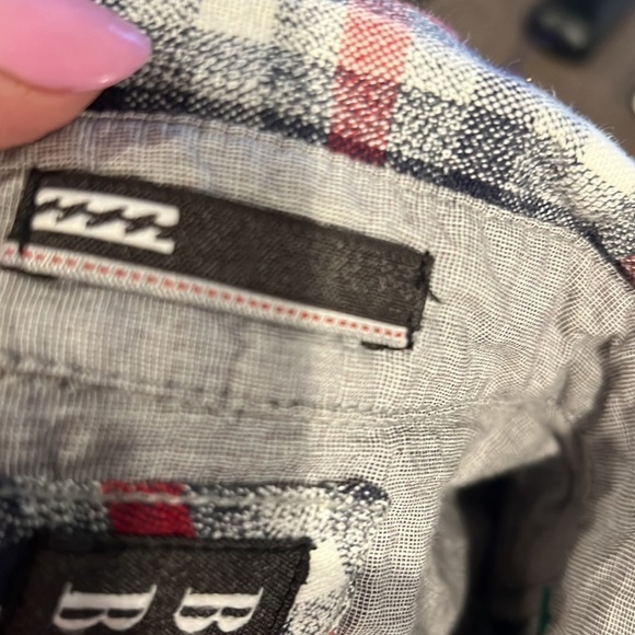 Billabong Men's Cotton Long Sleeve Shirt Medium - Picture 8 of 10